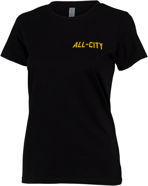 All-City Club Tropic Women's T-Shirt Color: Black