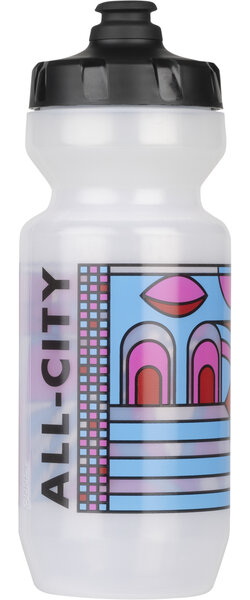 All-City Parthenon Party Purist Water Bottle Color: Pink/Red/Blue/Black