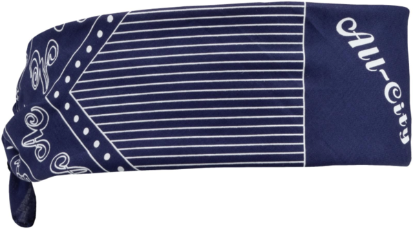 Bandana In Pura Seta Paisley Blu - 945