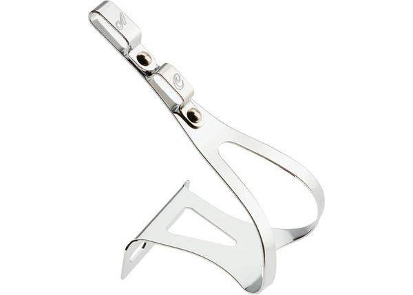 All-City Swan Road Double Toe Clips Color: Chrome