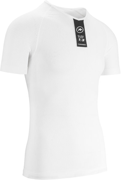 Assos Skinfoil SS Summer Base Layer Color: Holy White