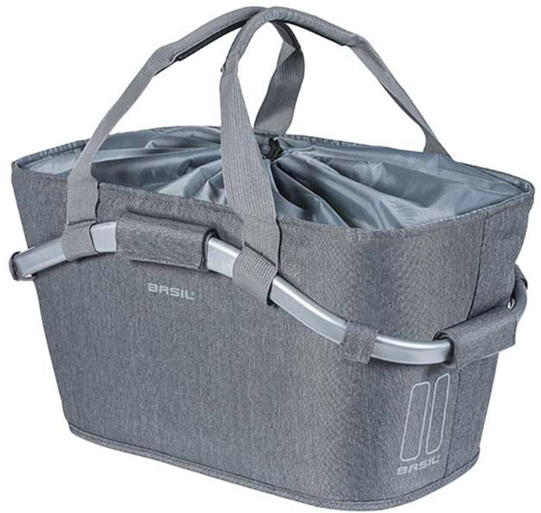 Basil 2Day Carry All MIK Rear Basket Color: Grey