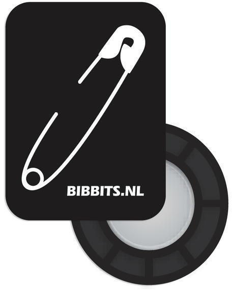 BibBits Safety Pin Magnet Set Color: Black