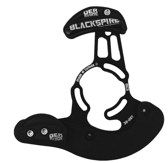 Blackspire DER Guide Chain Guide Color | Model | Size: Black | IS | 32-36t