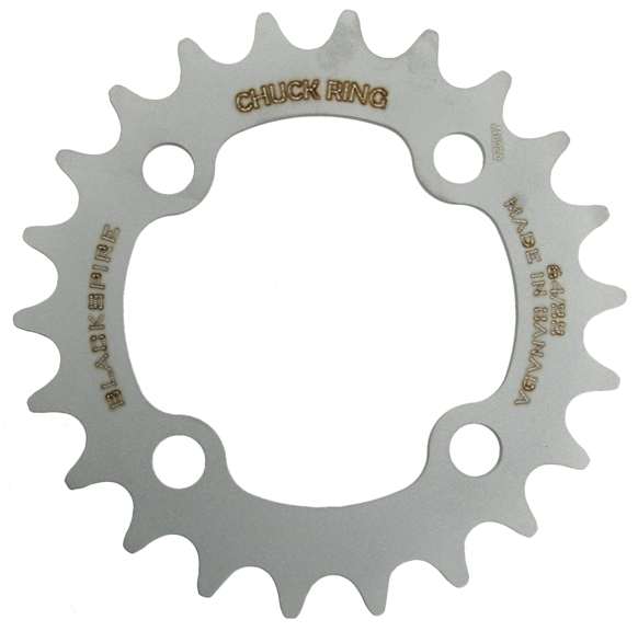 Blackspire Stainless Inner Chainring Color | Model | Size: Silver | 4x64mm | 22t