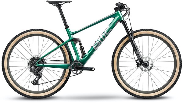 BMC Fourstroke 01 LT ONE Color: Sparkling Forest Green/Brushed Alloy