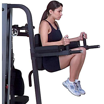 Body-Solid Vertical Knee-Raise and Dip Station for G9S