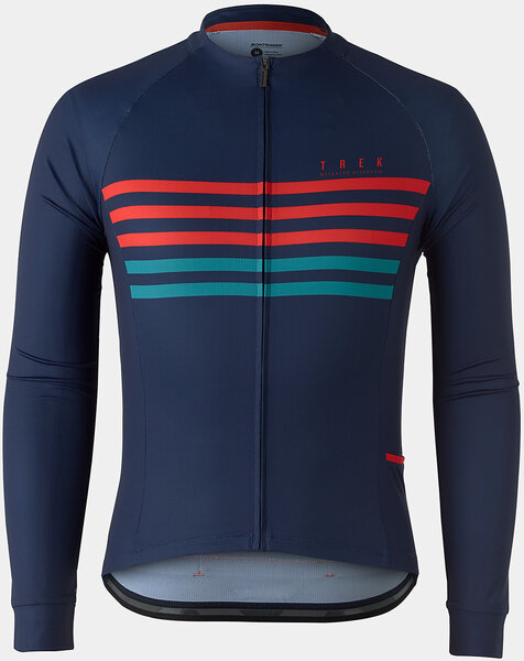 Bontrager Circuit Long Sleeve Cycling Jersey Color: Deep Dark Blue/Teal
