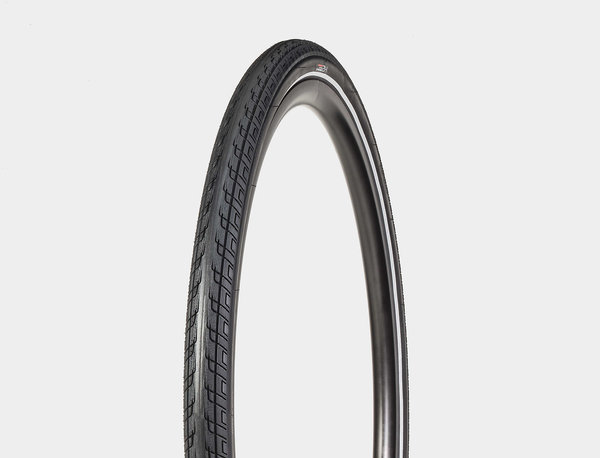 Bontrager H2 Hard-Case Lite Hybrid Tire 26-inch Color: Black/Reflective