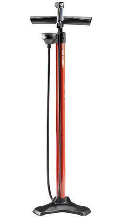 Bontrager Turbo Charger HP Floor Pump Color: Red