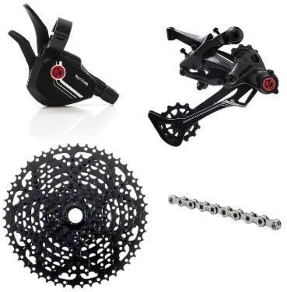 BOX Two/Three P9 X-Wide Multi Shift Groupset Chainrings: 11 – 50T