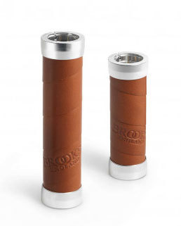 【未使用品】BROOKS SLENDER LEATHER GRIPS 100mm Brooks Slender Leather Grips 100mm – Bikeary Bicycle Lifestyle