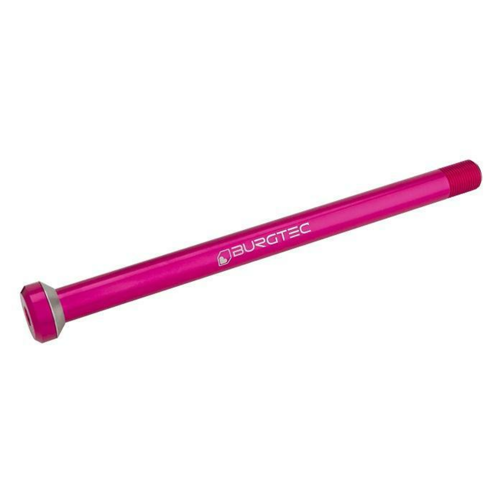Burgtec Rear Axle 175.5mm x 12mm x 1.0mm Pitch (Specialized) Color: Toxic Barbie Pink