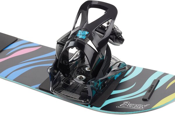 burton grom disc snowboard binding Kids' | Bindings entry ratchet tongue Burton Kids' Grom Disc Snowboard