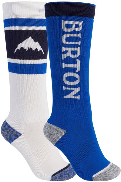 Burton Kid's Weekend Midweight Sock 2-Pack Color: Stout White/Lapis Blue
