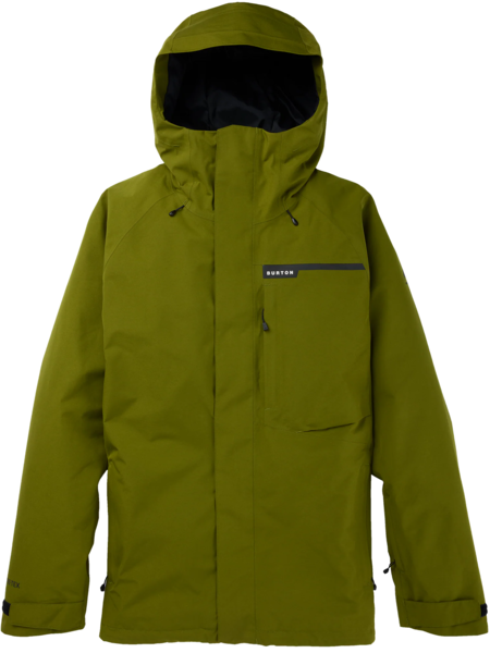 Burton Men's Powline GORE-TEX 2L Jacket Color: Calla Green