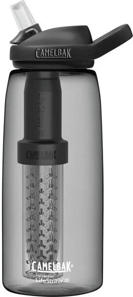 CamelBak Eddy + filtered by LifeStraw, 32oz Bottle with Tritan Renew Color: Charcoal