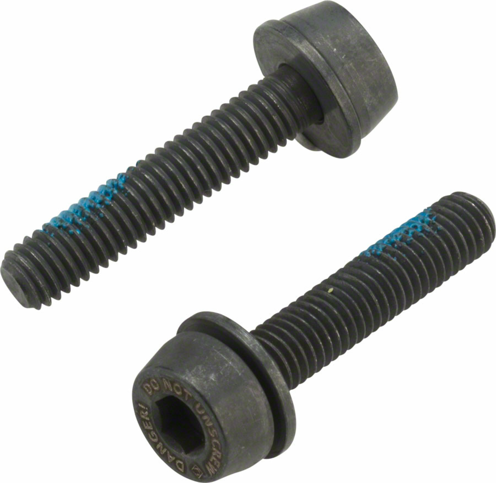 Campagnolo Campagnolo H11 Disc Caliper Mounting Screws, 2x24mm, for 15-19mm Rear Mount Thickness