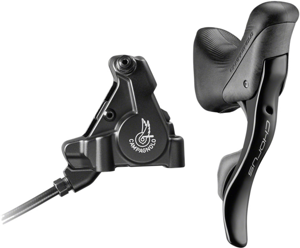 Campagnolo Chorus 12-Speed Ultra-Shift Ergo Power Shift/Hydraulic Brake Lever with 160mm Flat Mount Caliper Color | Front/Rear | Left/Right | Speeds: Black | Front | Left | 2-speed
