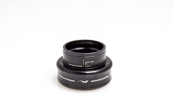 Cane Creek 40-Series EC30/25.4 EC30/26 External Cup Headset – 1" Straight Steerer, Black (BAA0067K)