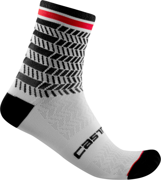 Castelli Avanti 12 Sock Color: Black/White