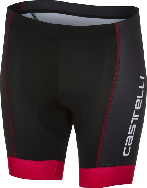 Castelli Future Racer Kid Short Color: Black/Red