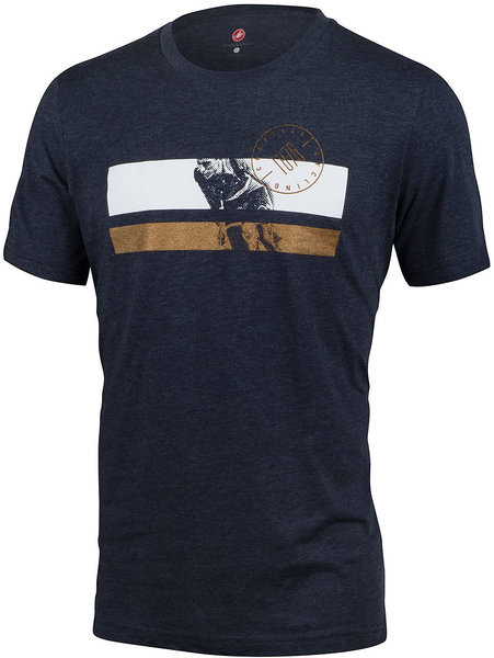 Castelli Il Campionissimo T-shirt Color: Midnight Navy/Copper