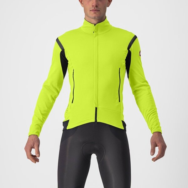Castelli Perfetto RoS 2 Jacket Color: Electric Lime/Dark Gray