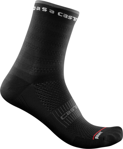 Castelli Rosso Corsa 11 Sock - Women's Color: Black