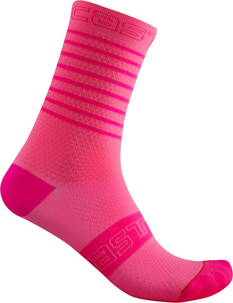 Castelli Superleggera W 12 Sock Color: Pink Fluo