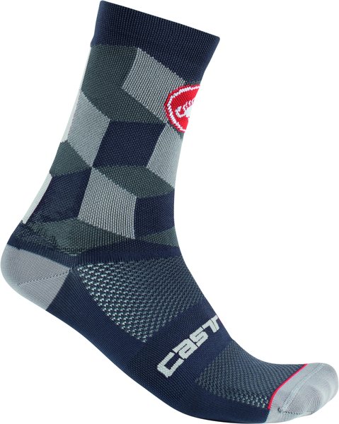 Castelli Unlimited 15 Sock Color: Dark Gray