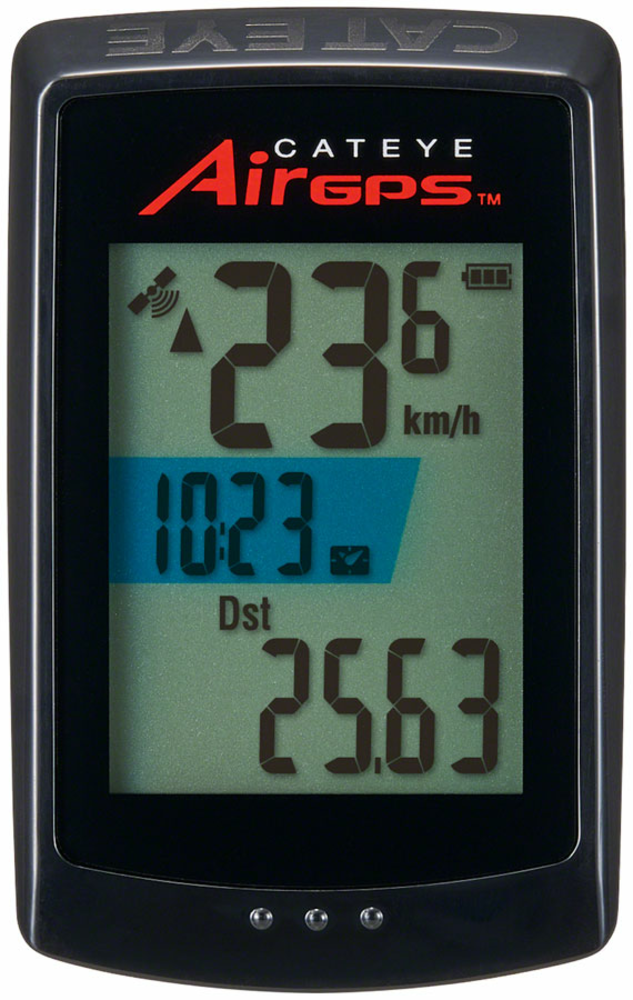 CatEye AirGPS Bike Computer with Cadence Sensor Color: Black