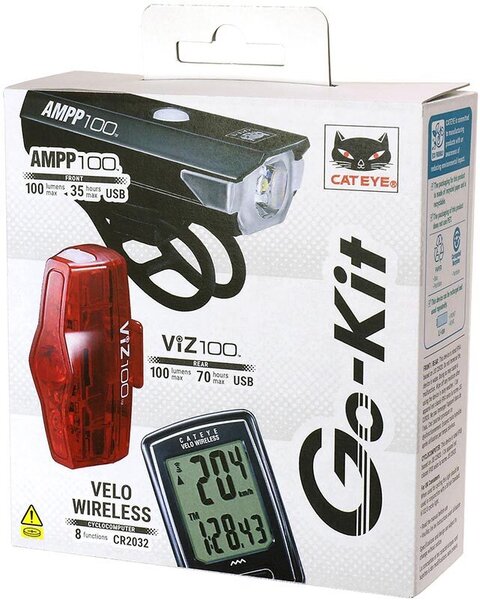 CatEye AMPP 100/VIZ 100 Bike Light Set