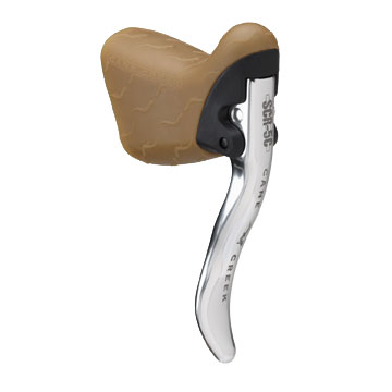 Cane Creek SCR-5C Compact Brake Levers Color: Silver Lever/Gum Hood
