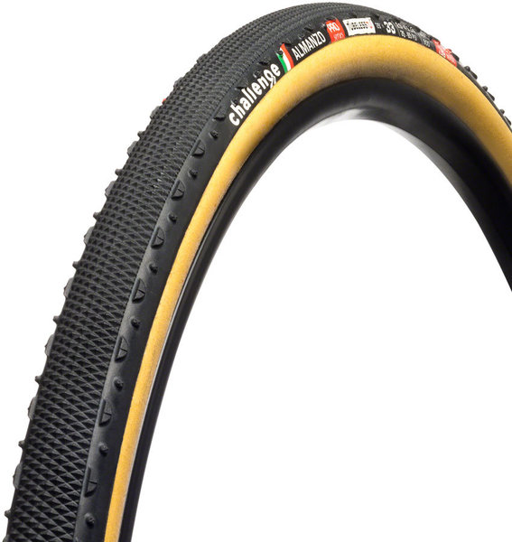 Challenge Tires Almanzo Pro Handmade Tubeless Tubular Color: Black/Tan