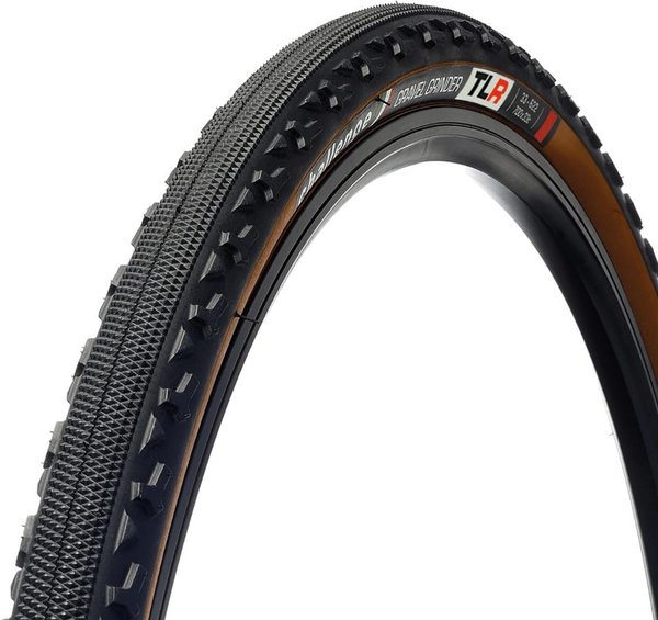 Challenge Tires Gravel Grinder Race Vulcanized TLR Clincher Color | Size: Black/Brown | 700c x 33