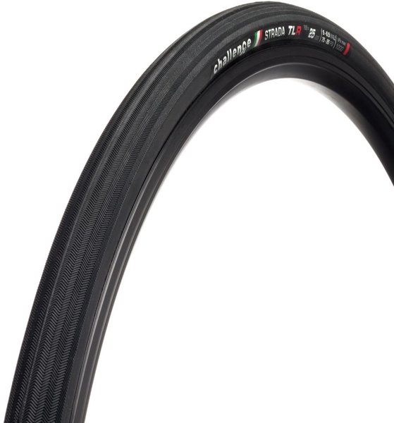Challenge Tires Strada Race Vulcanized TLR Clincher Color: Black/Black