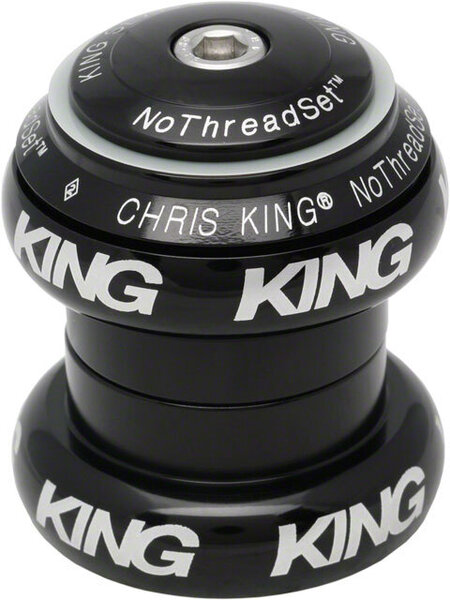 Chris King NoThreadSet Bold Headset Color | Steerer Diameter: Black | 1-1/8-inch straight