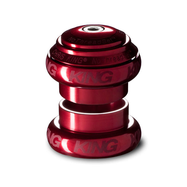 Chris King NoThreadSet Headset Sotto Voce (1-1/8-inch) Color: Red