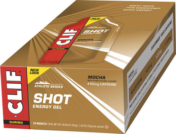 Clif Clif Shot Energy Gel Flavor | Size: Mocha (w/50mg caffeine) | 24-pack