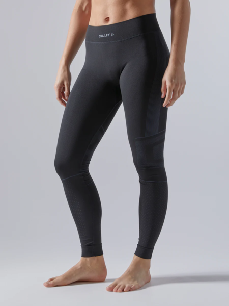 Craft Women's Active Intensity Baselayer Pants Color: Black/Asphalt