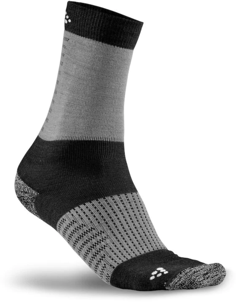 Craft XC Training Sock Color: Black/DK Grey Melange