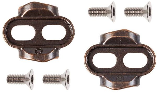 Crank Brothers Easy Release Cleat Kit Cleat Compatibility | Color | Float: Crank Brothers | Bronze | 0°