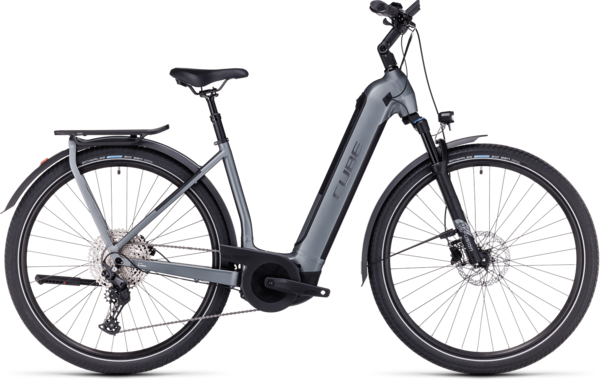 CUBE Bikes Kathmandu Hybrid Pro 625 Easy Entry Color: Flash Grey´N´Metal