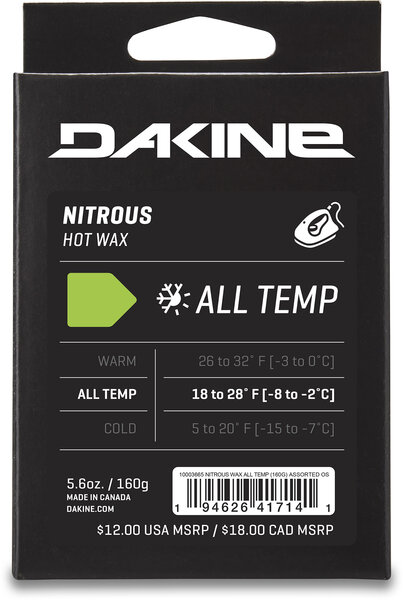 Dakine Nitrous Wax - All Temp Color: Assorted