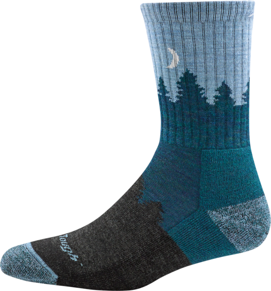 Darn Tough Treeline Micro Crew Midweight w/Cushion Color: Blue