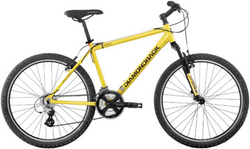 yellow diamondback bike