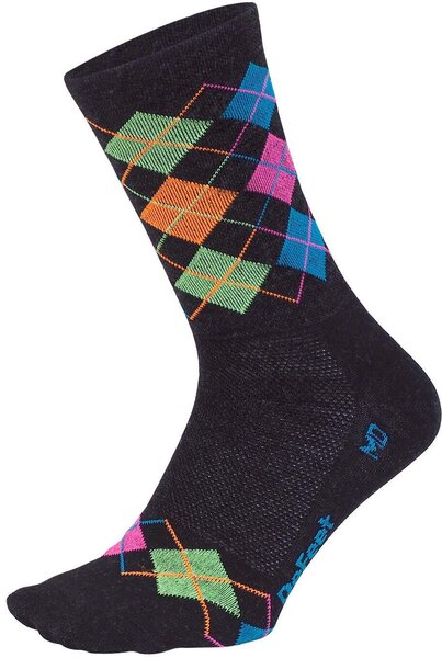 DeFeet Wooleator 5-Inch Argyle Color: Charcoal
