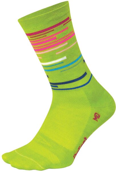 DeFeet Wooleator Wool Blend 6-Inch DNA Color: Limelight
