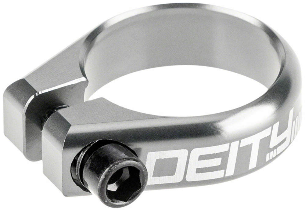 Deity Components DEITY Circuit Seatpost Clamp - 34.9mm, Platinum 